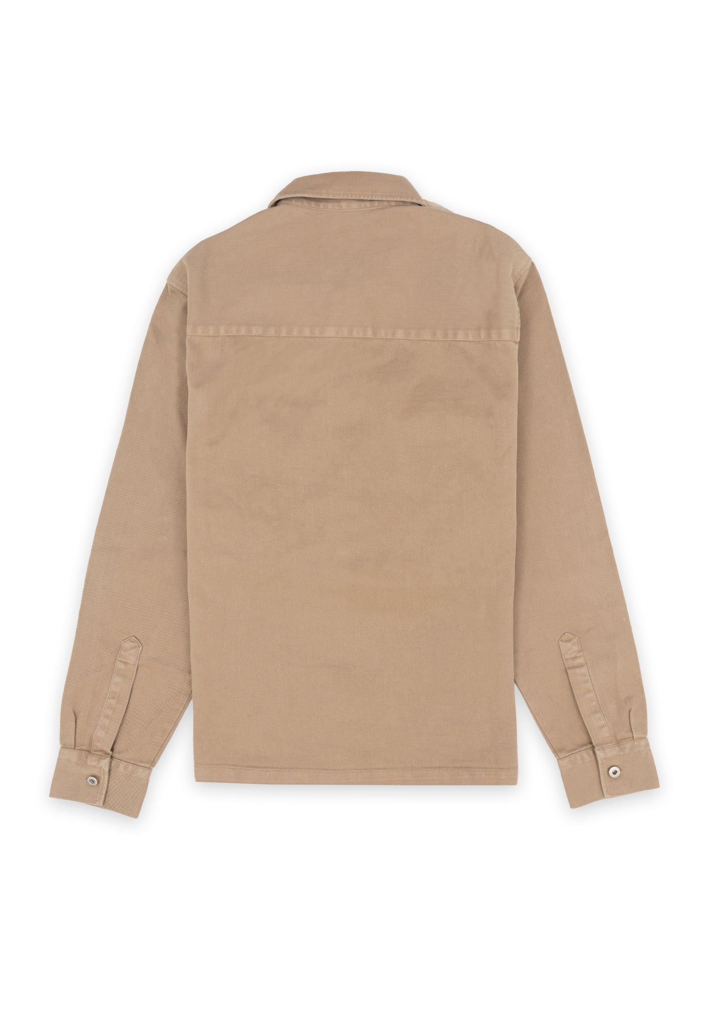 Camel Twill Rivet Overshirt