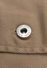 Sobrecamisa Sarga Remaches Camel