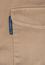 Sobrecamisa Sarga Remaches Camel