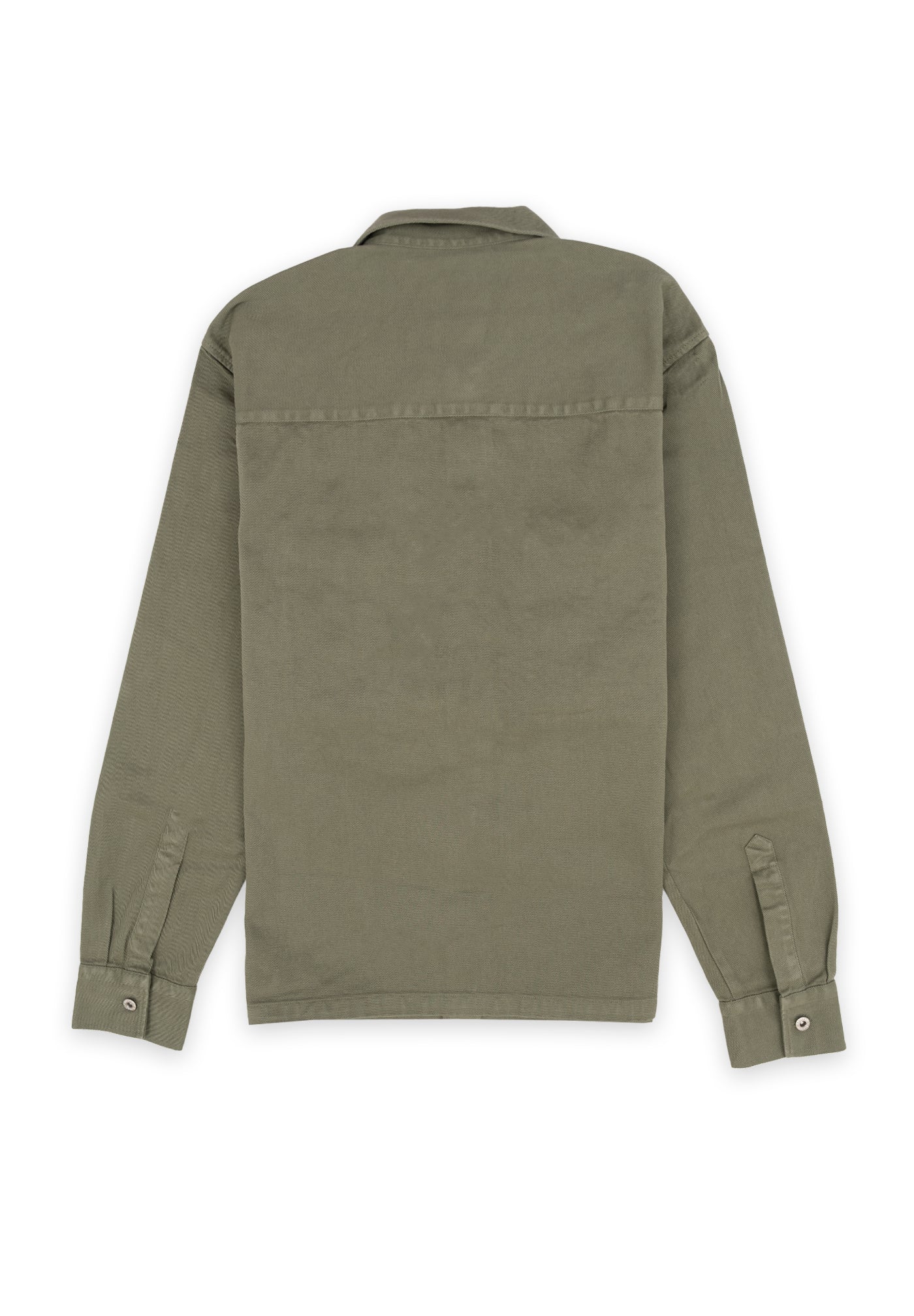 Grass Green Twill Overshirt