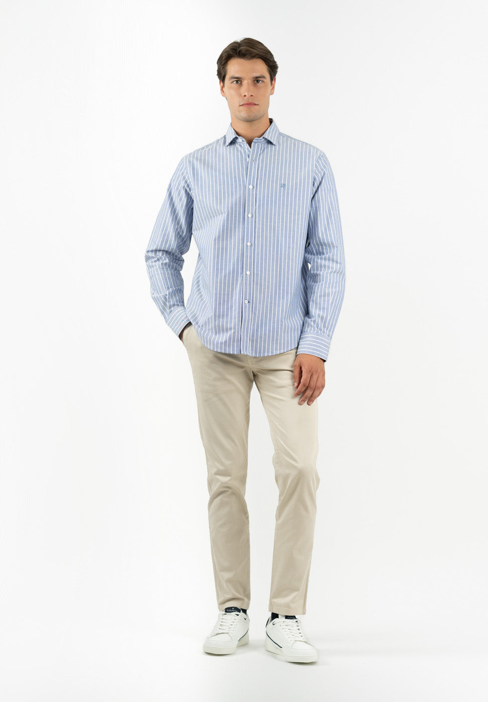 Camisa Rayas Light Marino