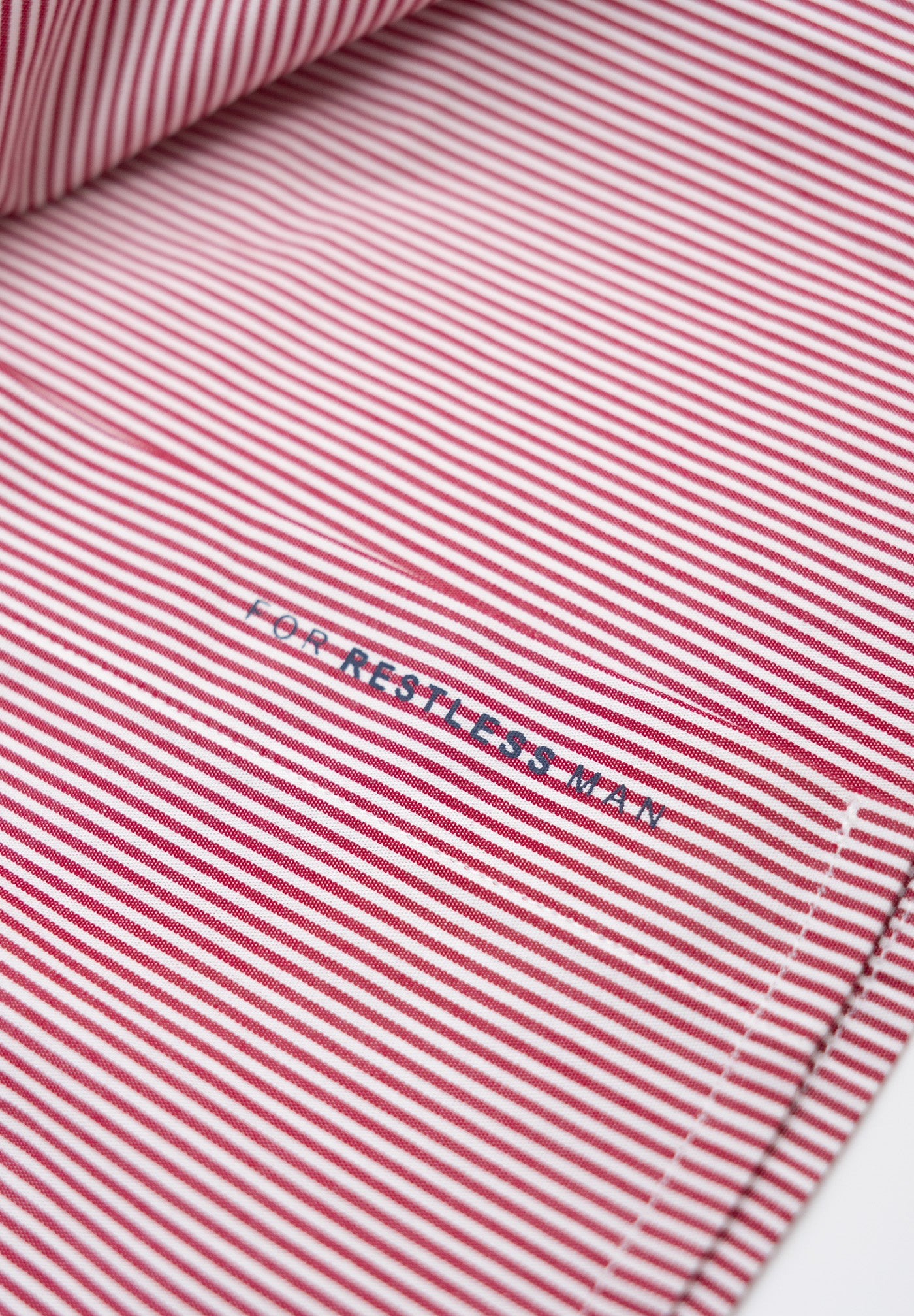Reddish Pinstripe Shirt