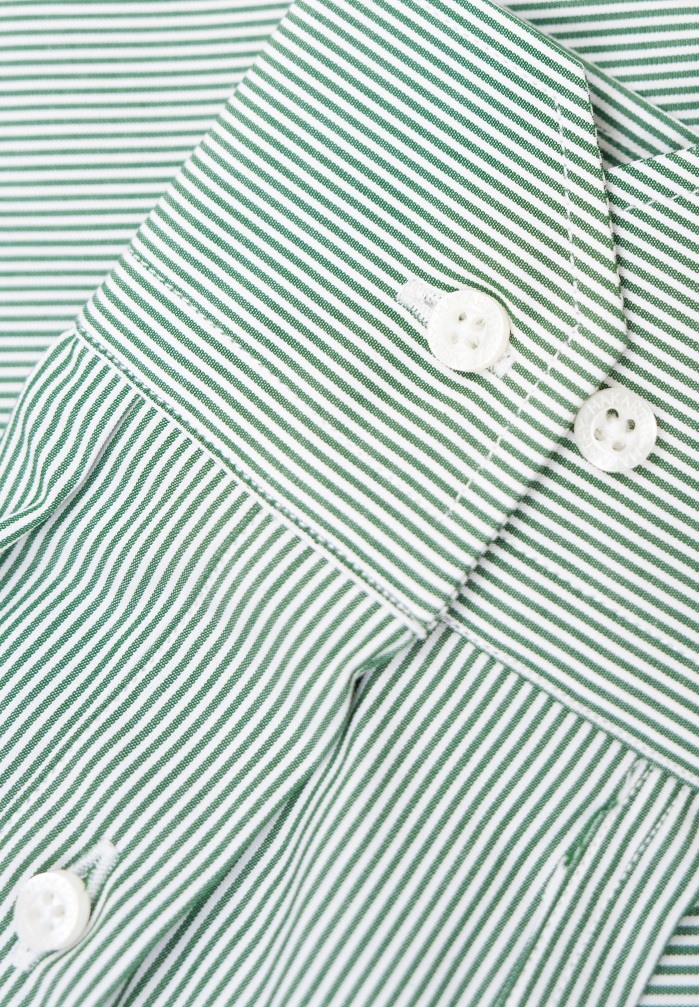Grass Green Pinstripe Shirt