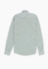 Grass Green Pinstripe Shirt