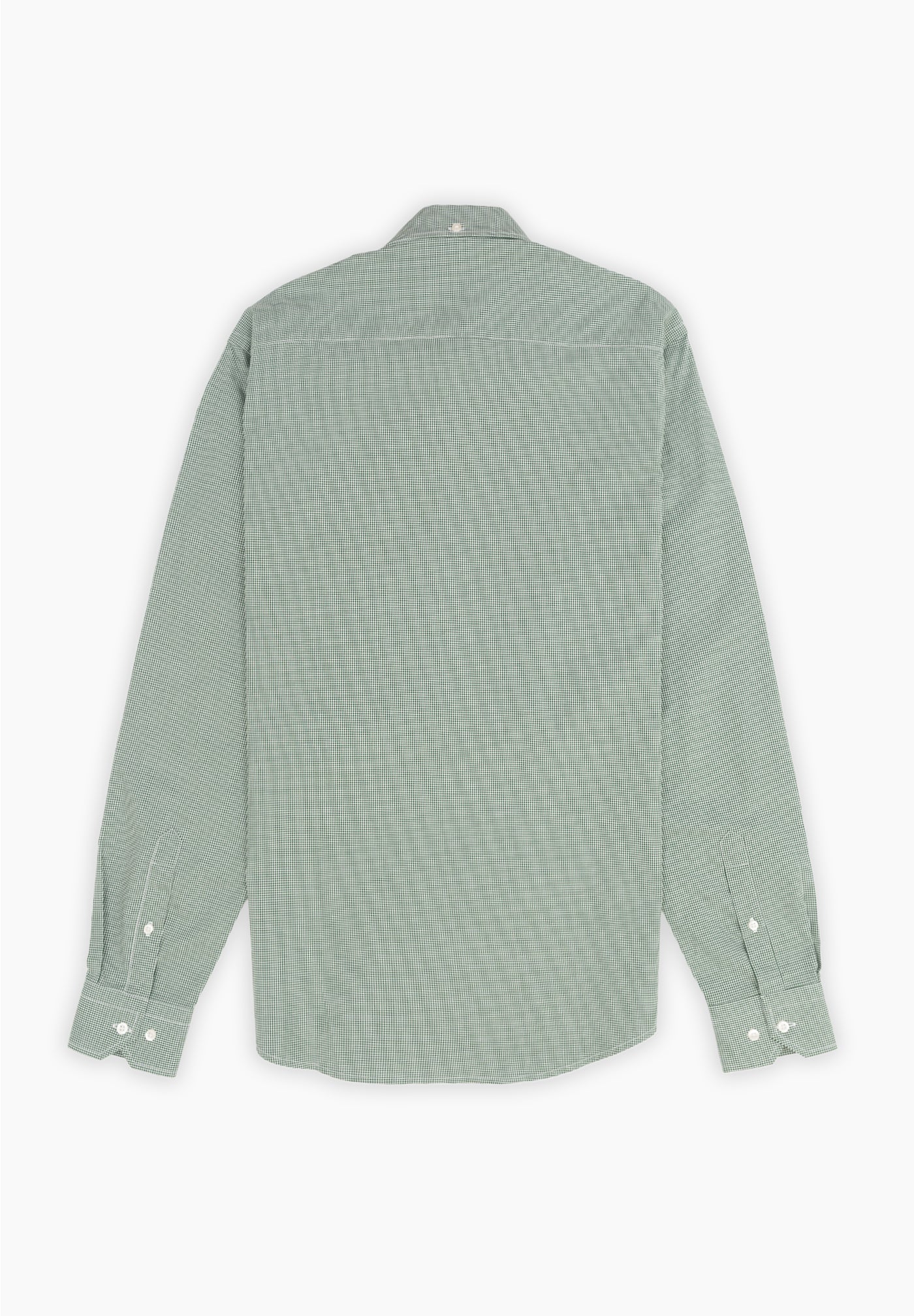 Vichy Grass Green Button-Up Shirt