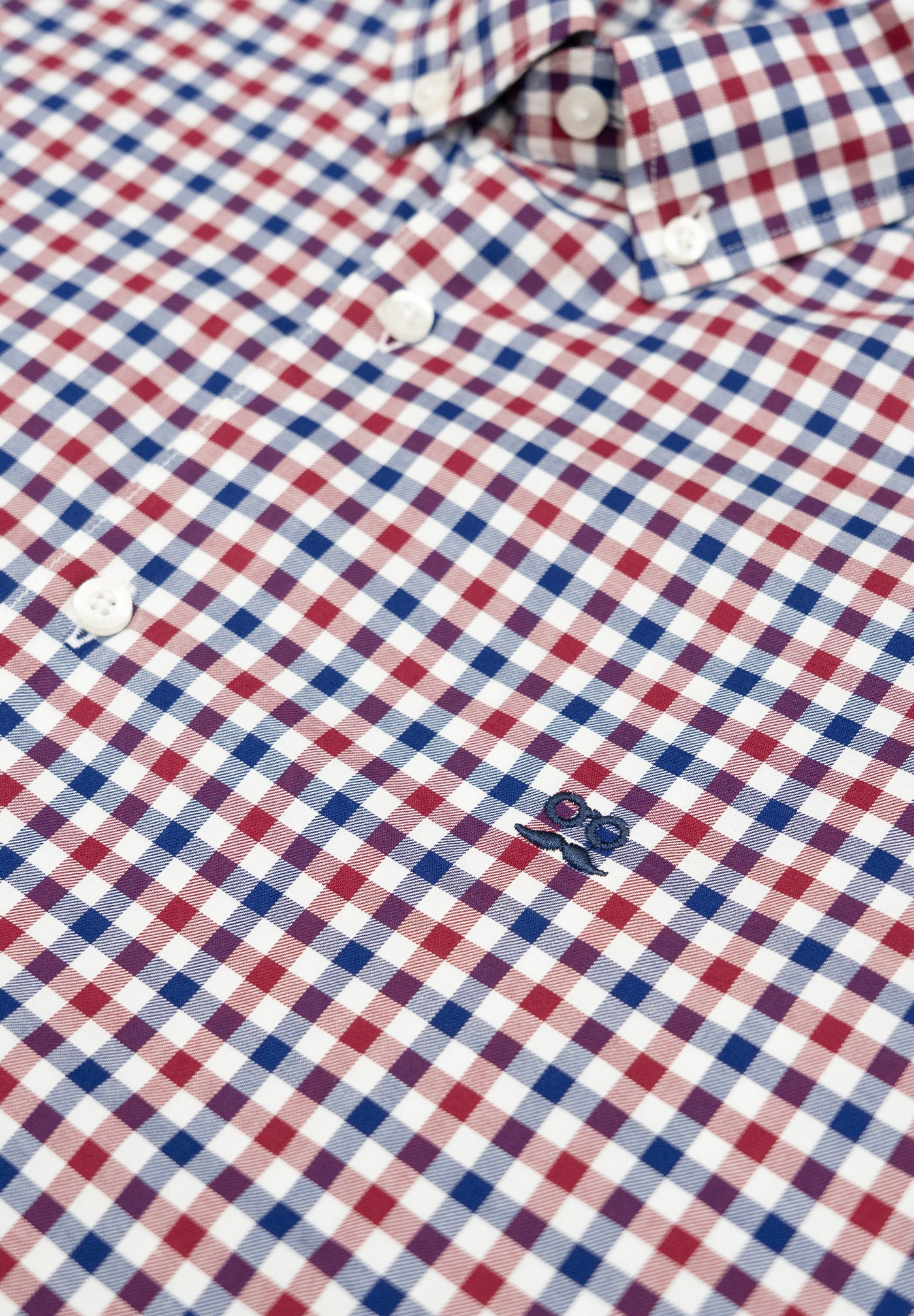 Double Checkered Burgundy Shirt