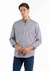 Double Navy Plaid Shirt