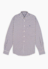 Double Navy Plaid Shirt