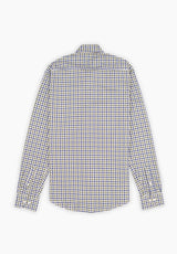 Double Plaid Grass Green Shirt