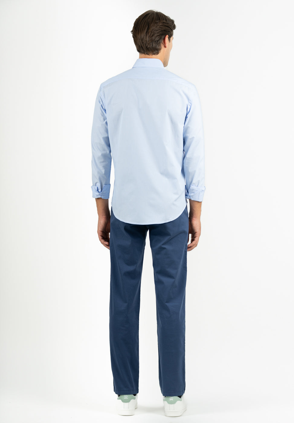 Fog Blue Pinstripe Tank Top