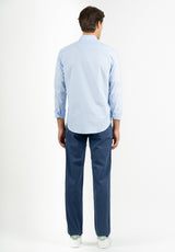 Camisa Regata Minirayas Azul Niebla