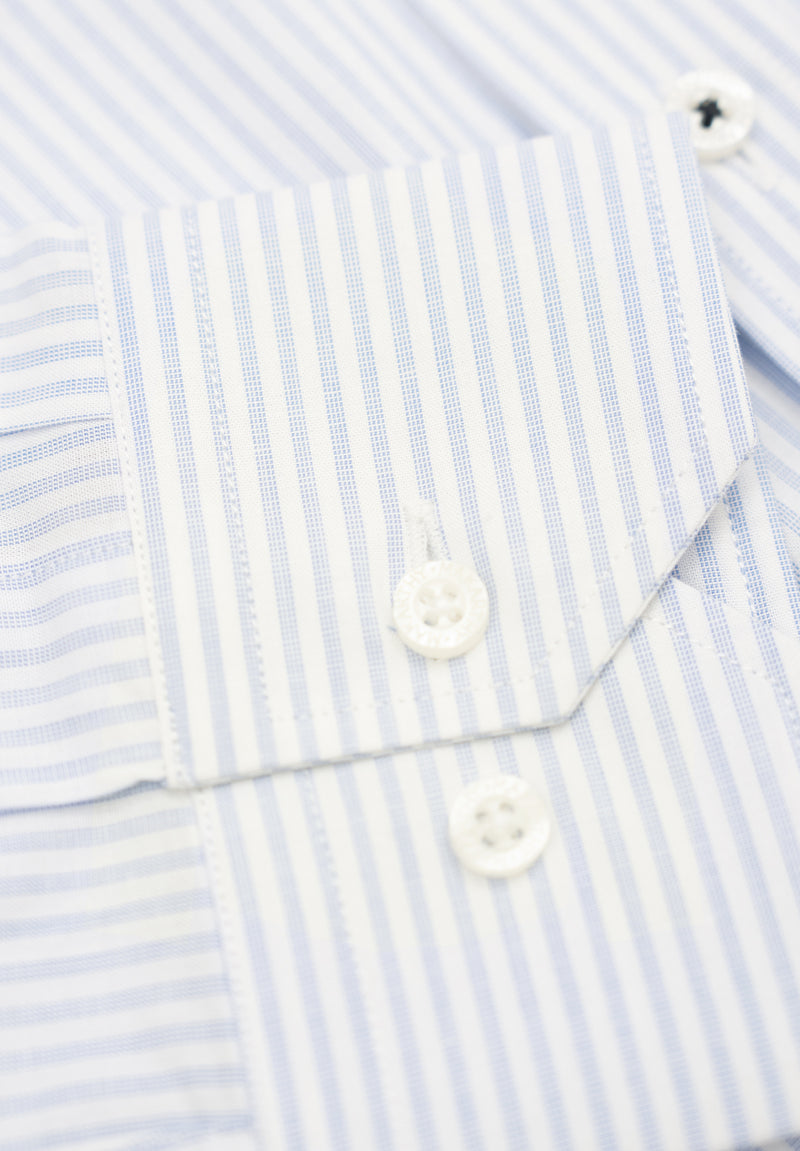 Camisa Regata Rayas Azul Niebla
