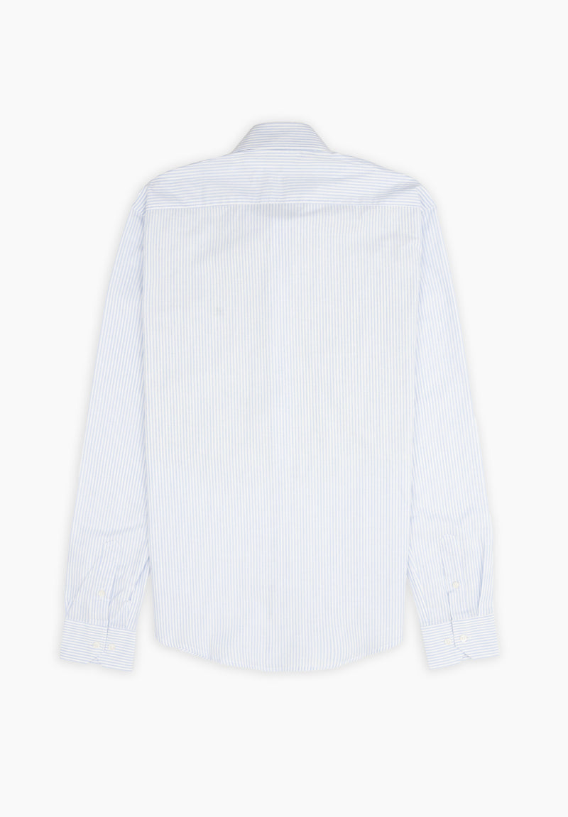 Camisa Regata Rayas Azul Niebla