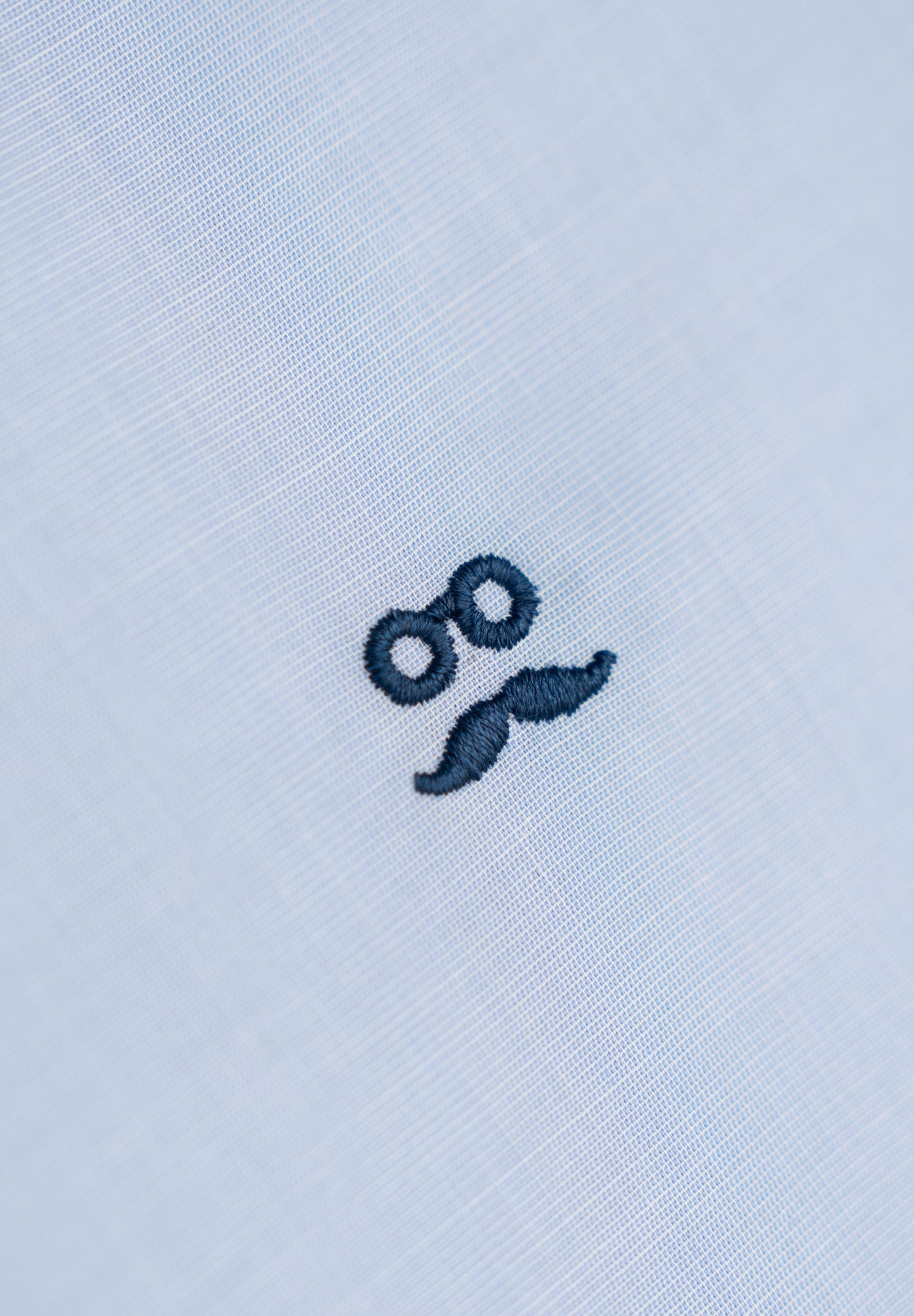 Solid Mist Blue College Shirt