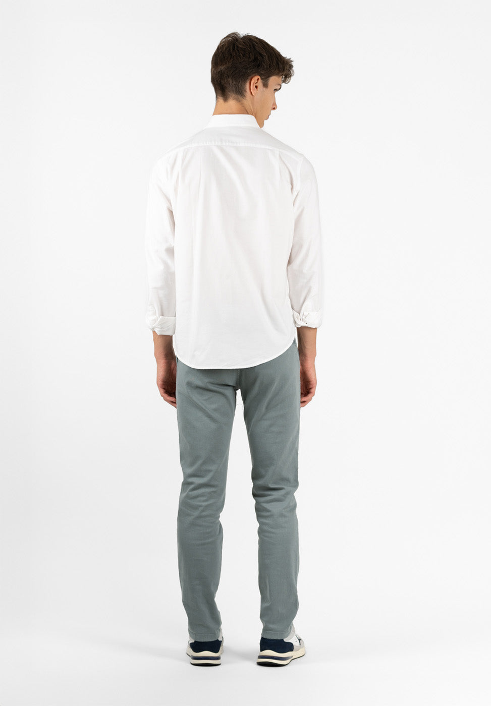 Pinpoint Button-Down Shirt