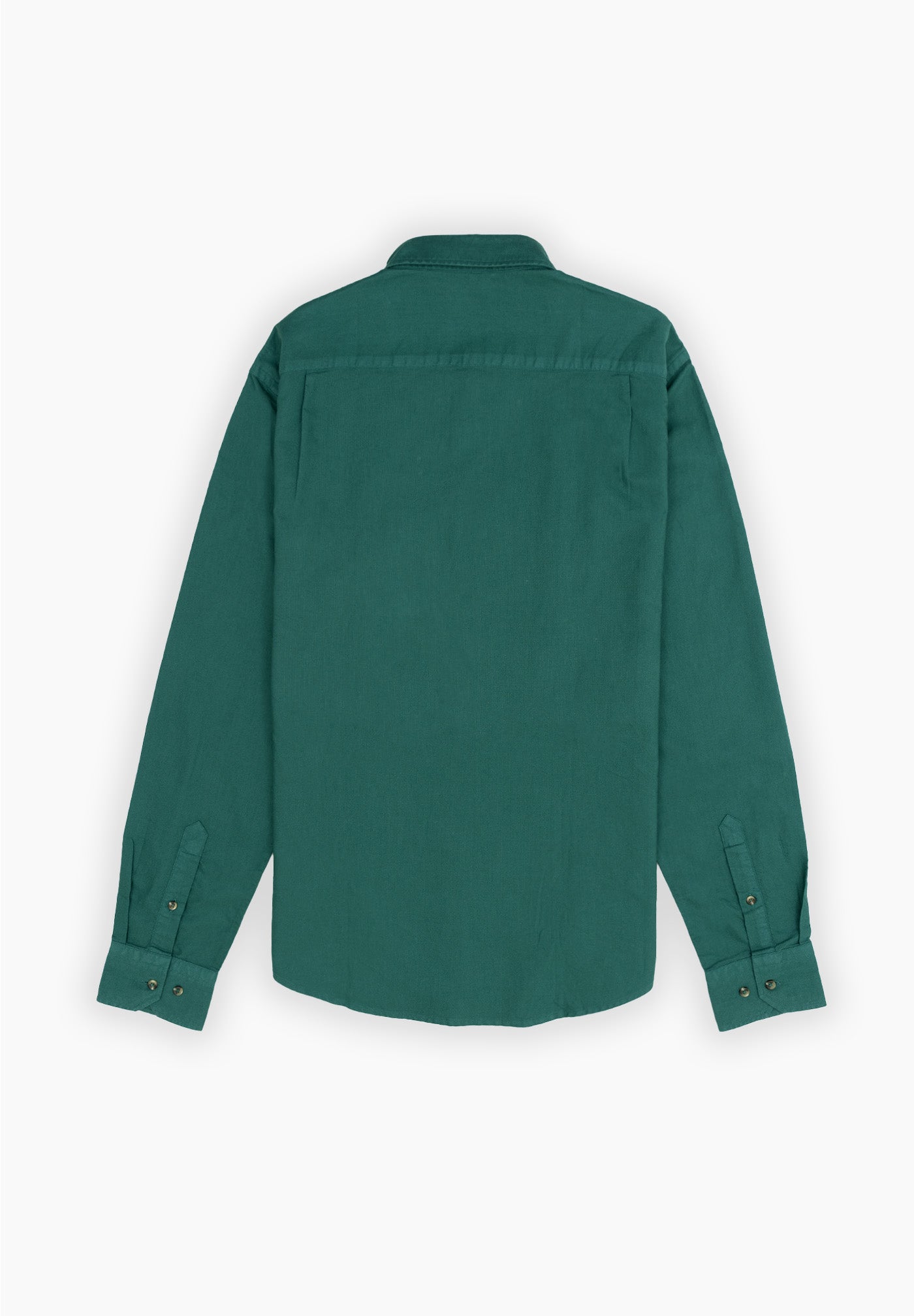 Grass Green Pin Point Button-Down Shirt