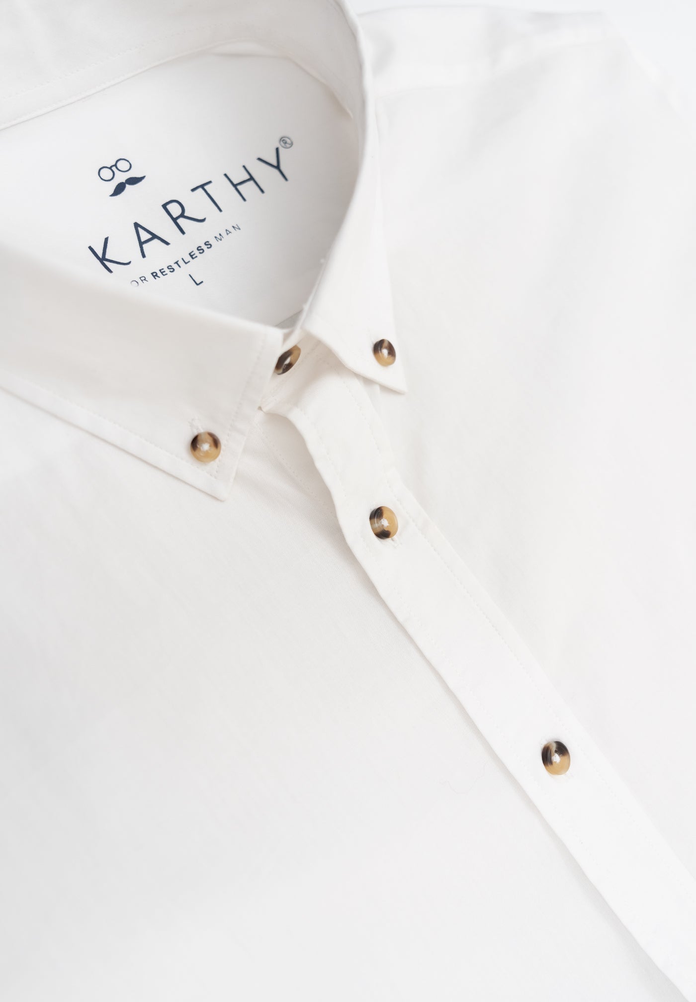Plain White Poplin Shirt