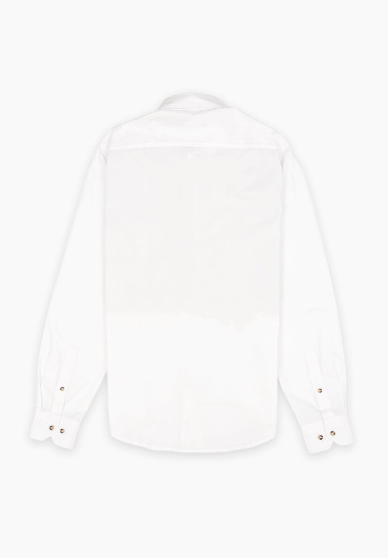 Camisa Lisa Poplin Blanco