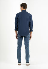Plain Poplin Navy Shirt