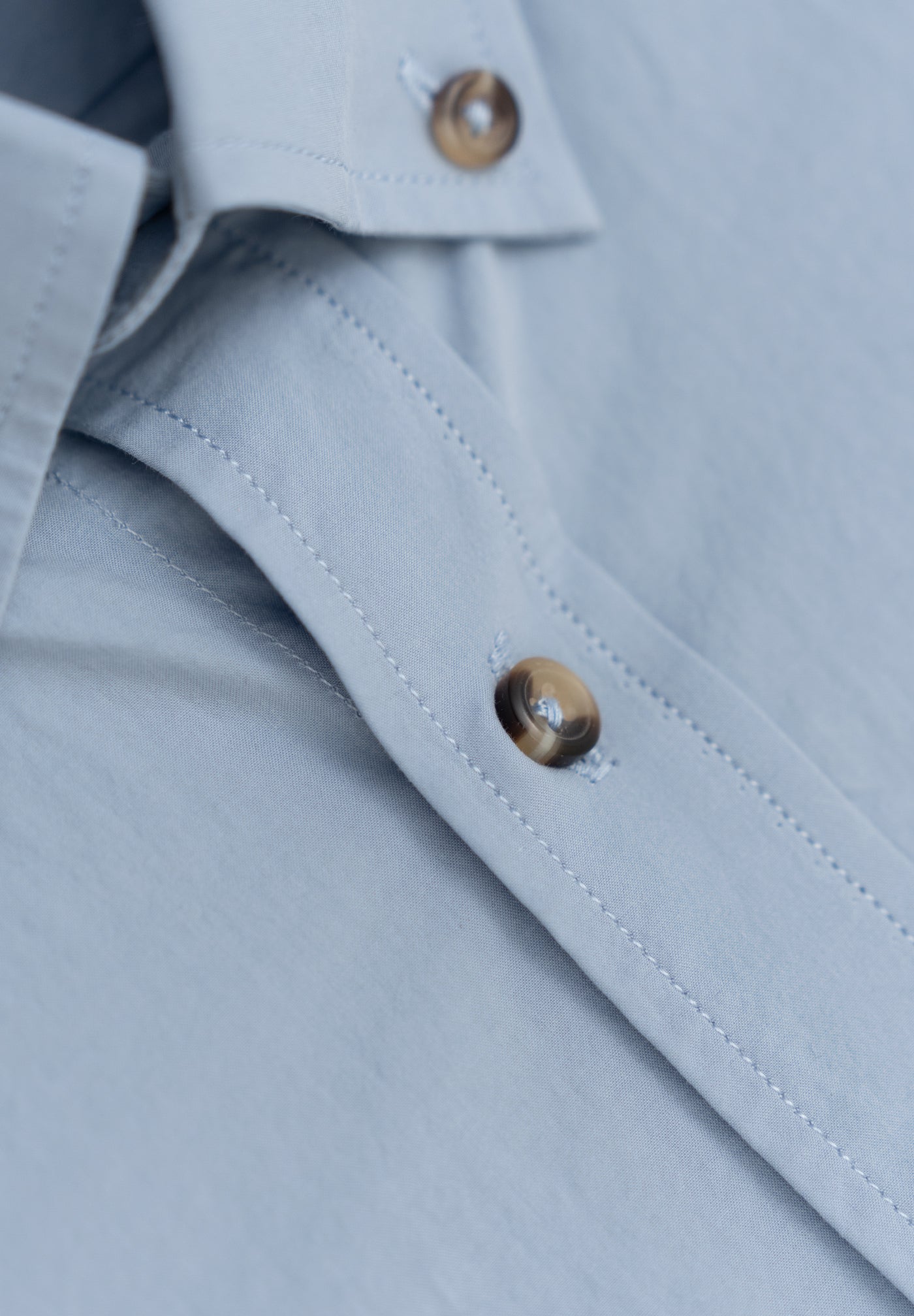 Plain Indigo Poplin Shirt