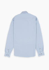 Plain Indigo Poplin Shirt