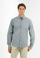 Camisa Lisa Poplin Carbón
