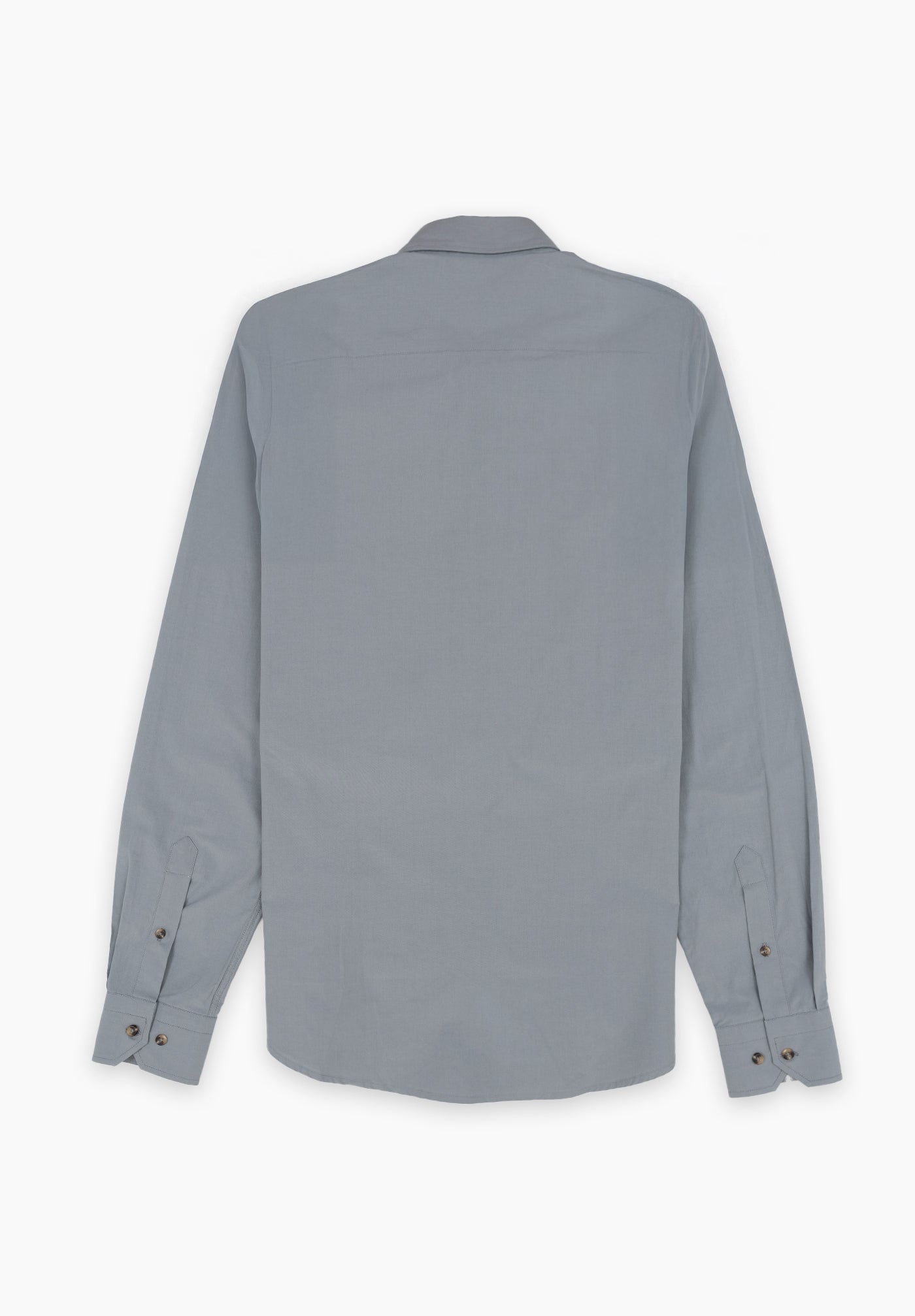 Plain Poplin Shirt Charcoal