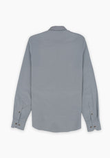 Plain Poplin Shirt Charcoal