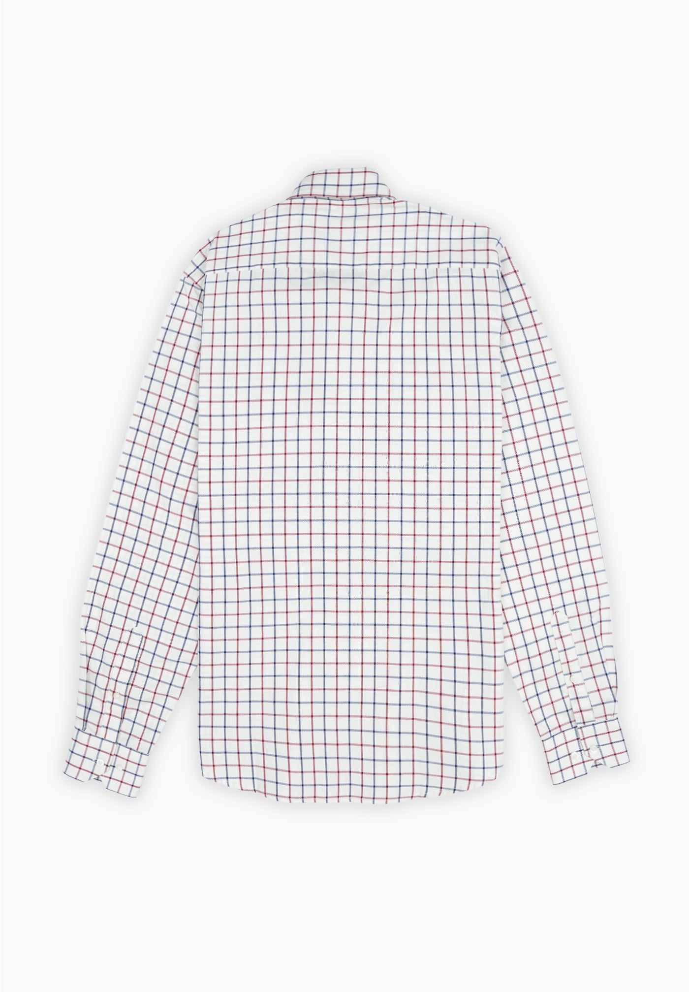 Beige Oxford Plaid Shirt