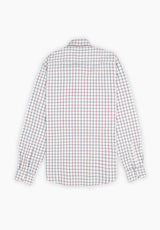 Beige Oxford Plaid Shirt