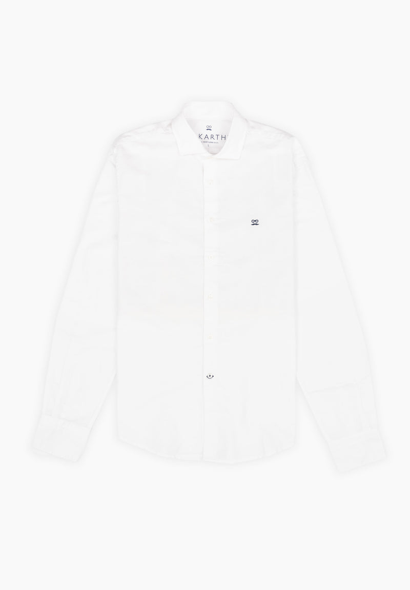 Camisa Pin Point Italiano Blanco