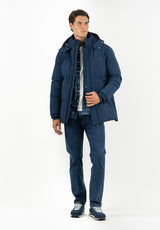 Parka Cremalleras Marino