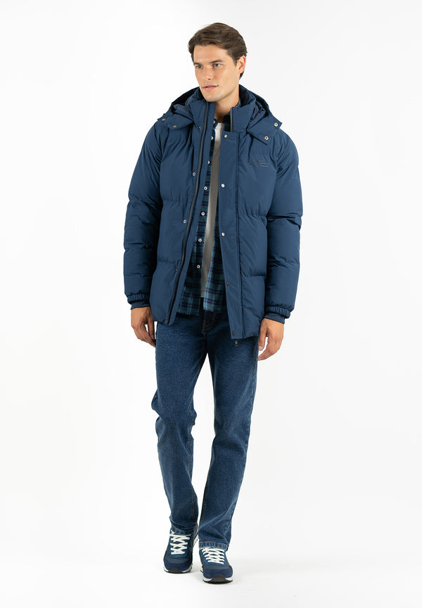 Parka Cremalleras Marino