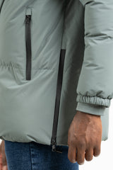 Parka Cremalleras Sage