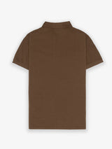 Restless Soft Brown Classic Short-Sleeve Polo Shirt