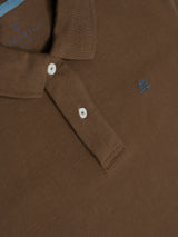 Restless Soft Brown Classic Short-Sleeve Polo Shirt