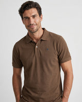 Restless Soft Brown Classic Short-Sleeve Polo Shirt