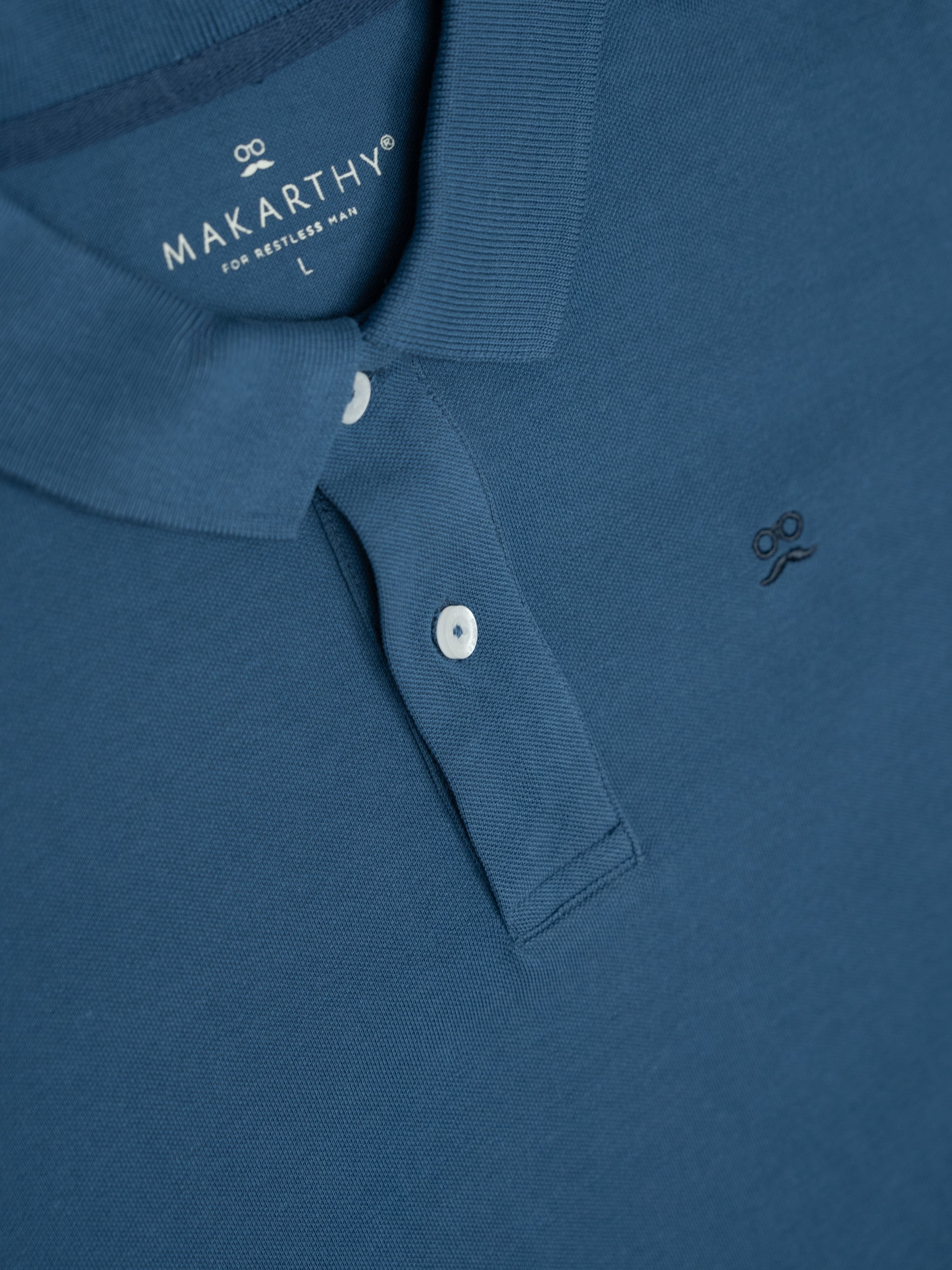 Restless Soft Royal Classic Short Sleeve Polo