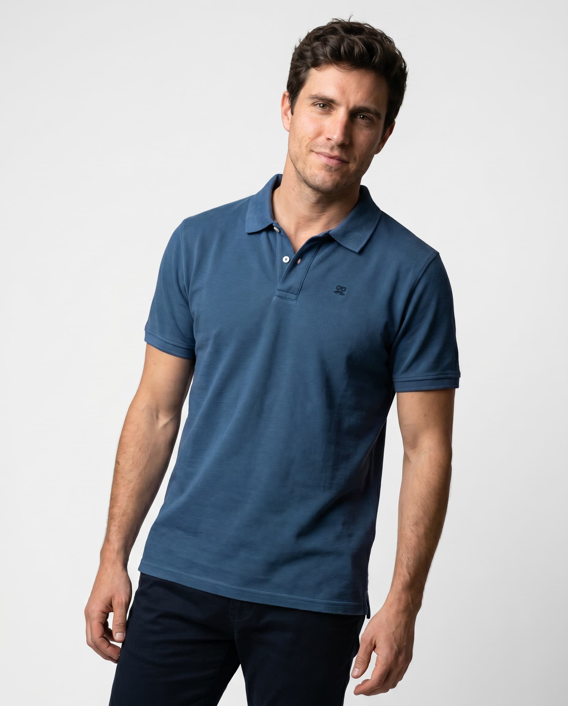 Restless Soft Royal Classic Short Sleeve Polo
