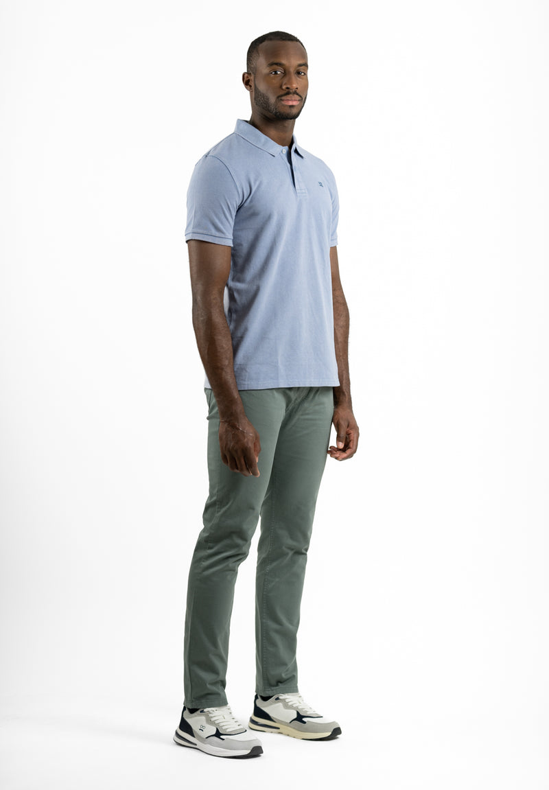 Polo Restless Soft Azul Niebla