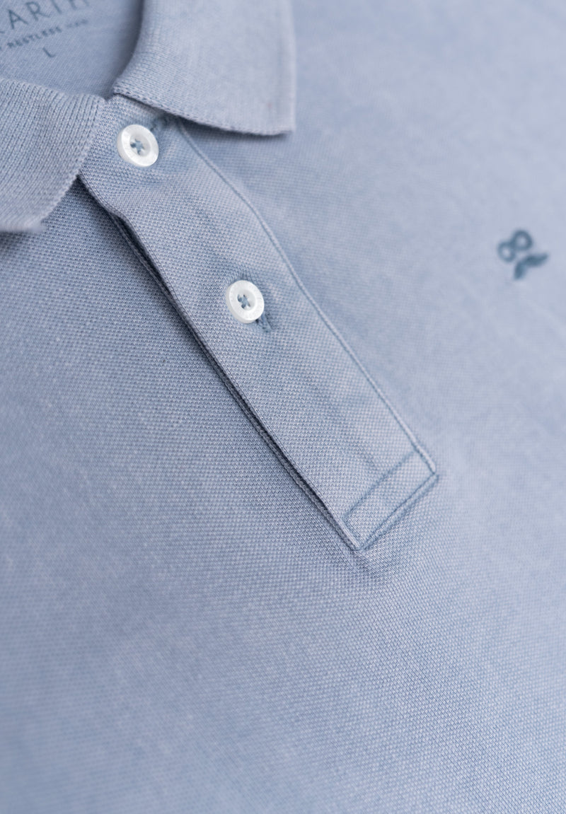 Polo Restless Soft Azul Niebla