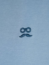 Restless Soft Mist Blue Short Sleeve Classic Polo