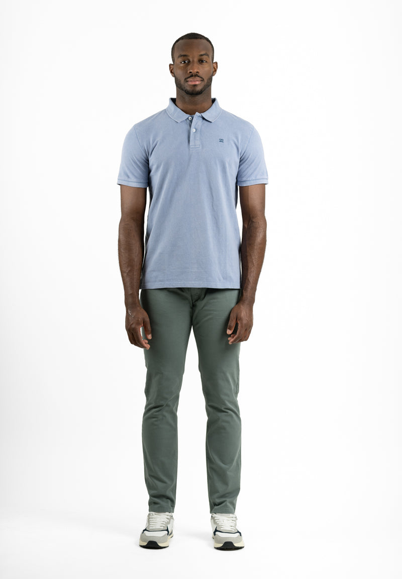 Polo Restless Soft Azul Niebla