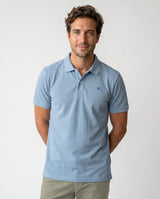 Restless Soft Mist Blue Short Sleeve Classic Polo
