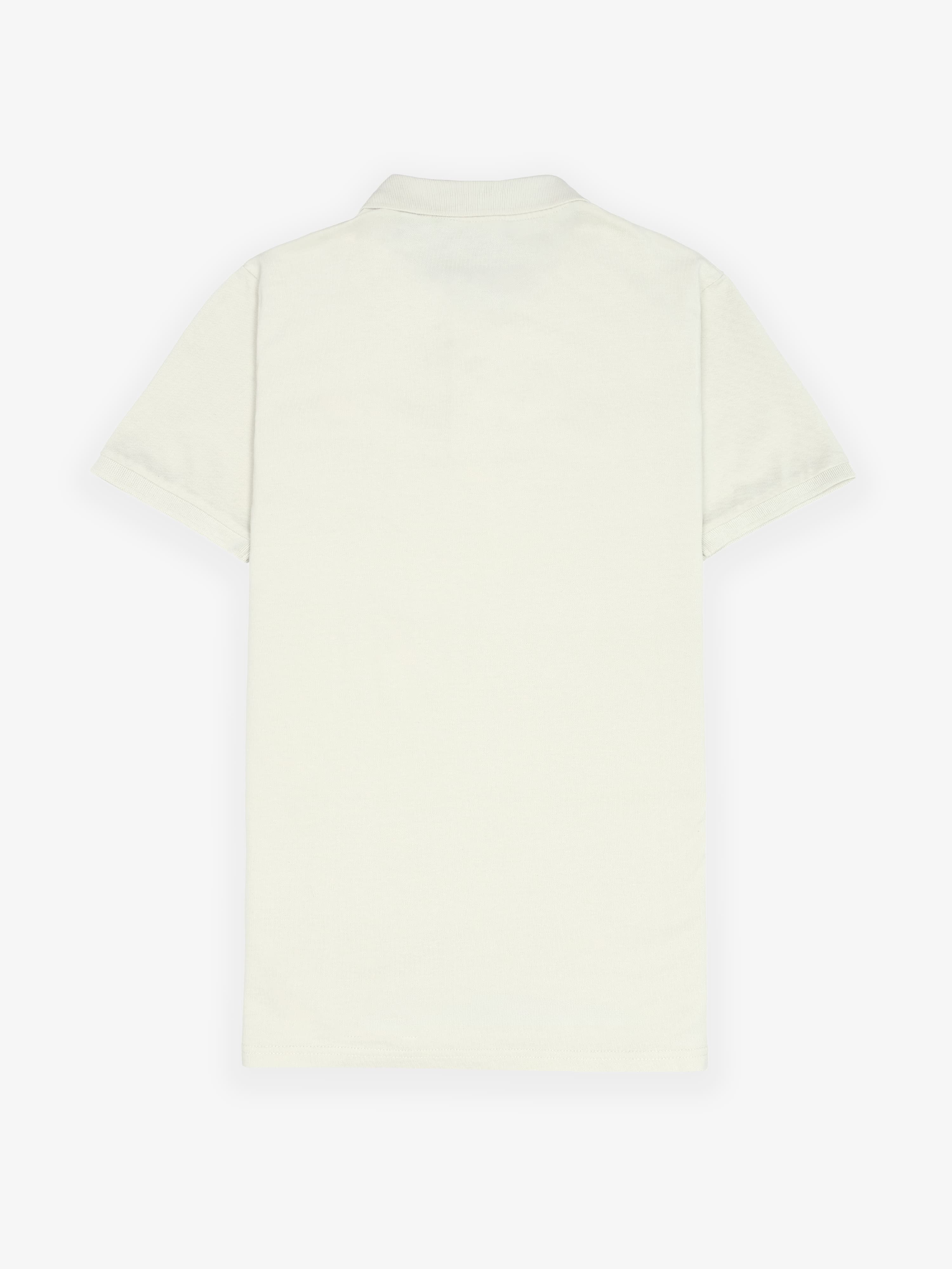 Classic Short Sleeve Polo Restless Soft Greenish Grey
