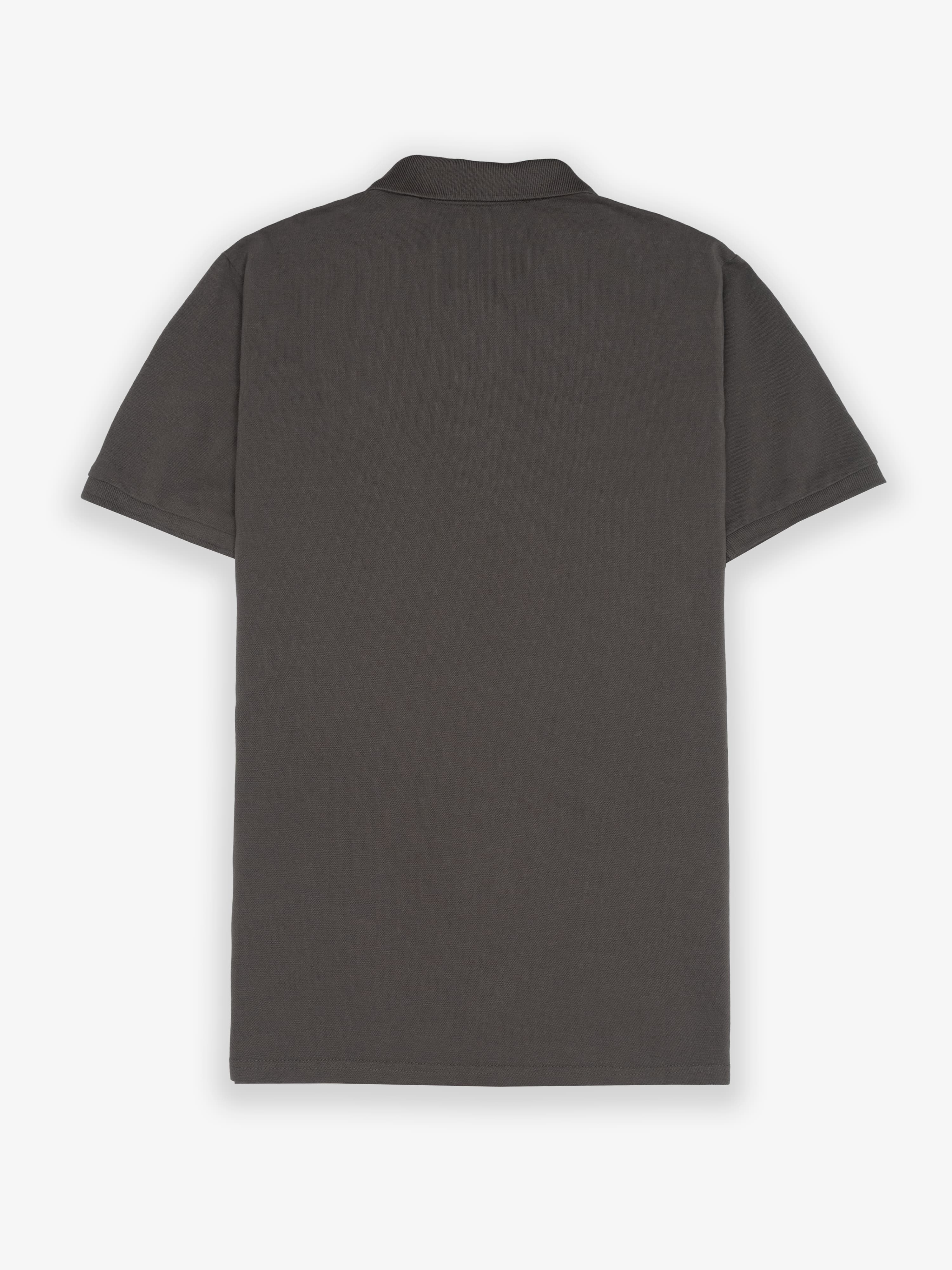 Men's Classic Short Sleeve Polo Shirt Restless Soft Charcoal