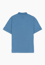 Polo Clásico Manga Corta Oversize Indigo