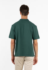 Polo Clásico Manga Corta Oversize Verde Hierba