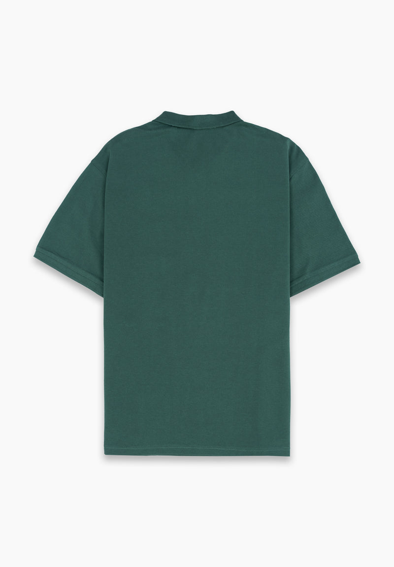 Polo Oversize Verde Hierba