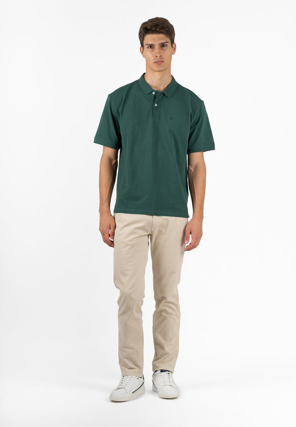 Polo Oversize Verde Hierba